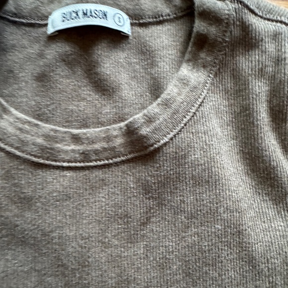 Buck Mason Brown Long Sleeve Tee - Picture 5 of 5